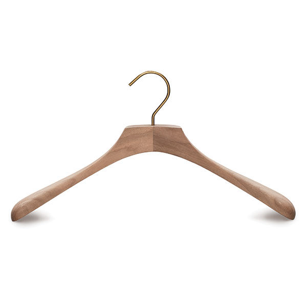 Walnut wooden design clothing hanger
