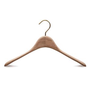 Walnut wooden design clothing hanger