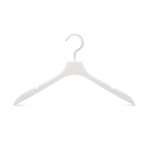 Corn starch white design clothing sustainble hanger