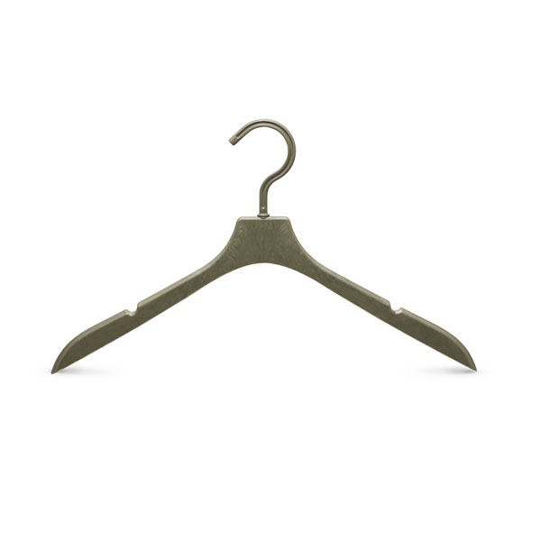Potato starch silver design clothing sustainable hanger