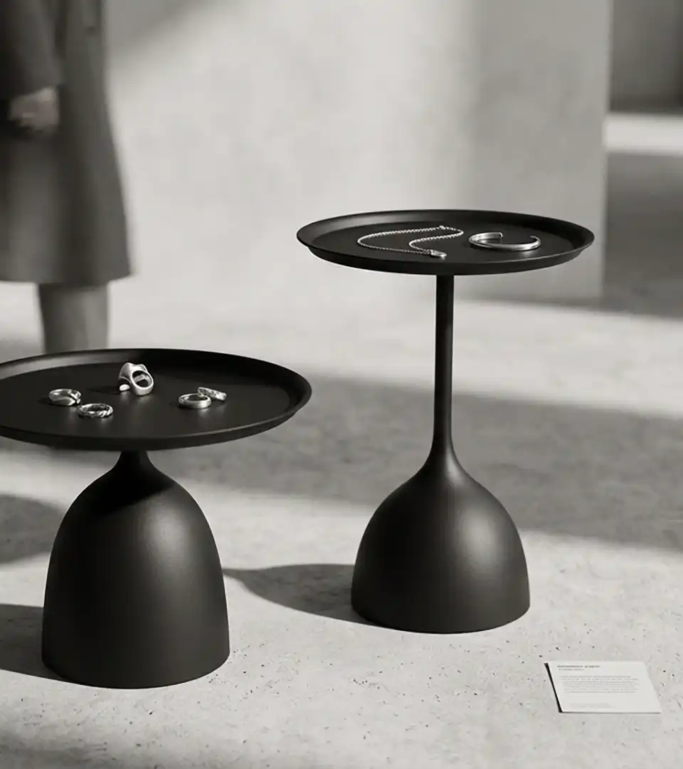 mood furniture - black tables